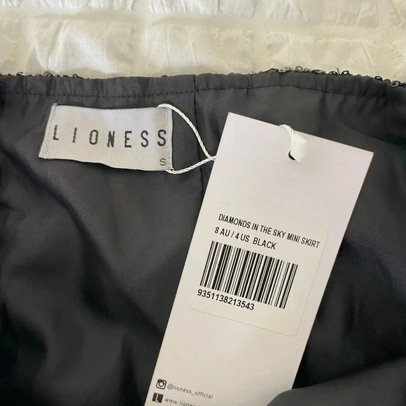 Lioness black sequin mini skirt - Picture 8 of 15